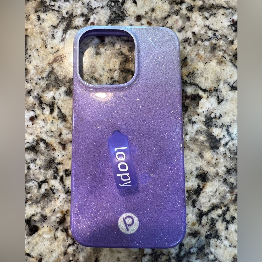 Loopy IPhone 13 Pro purple case